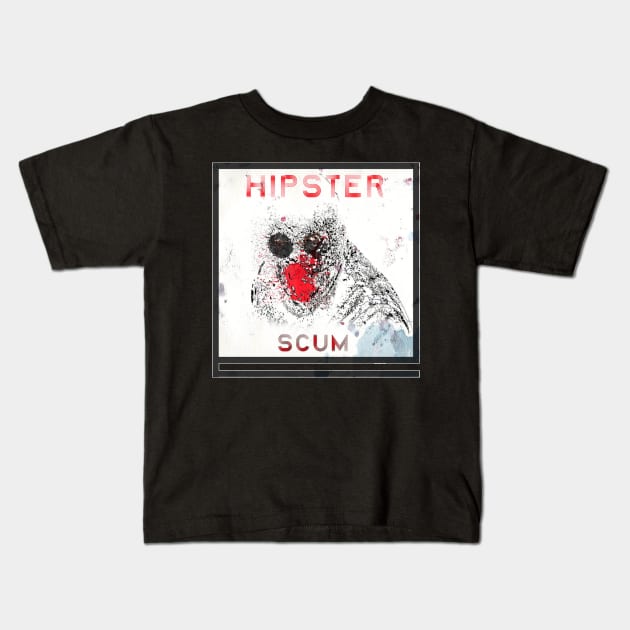 Hipster Scum Kids T-Shirt by DevanGill